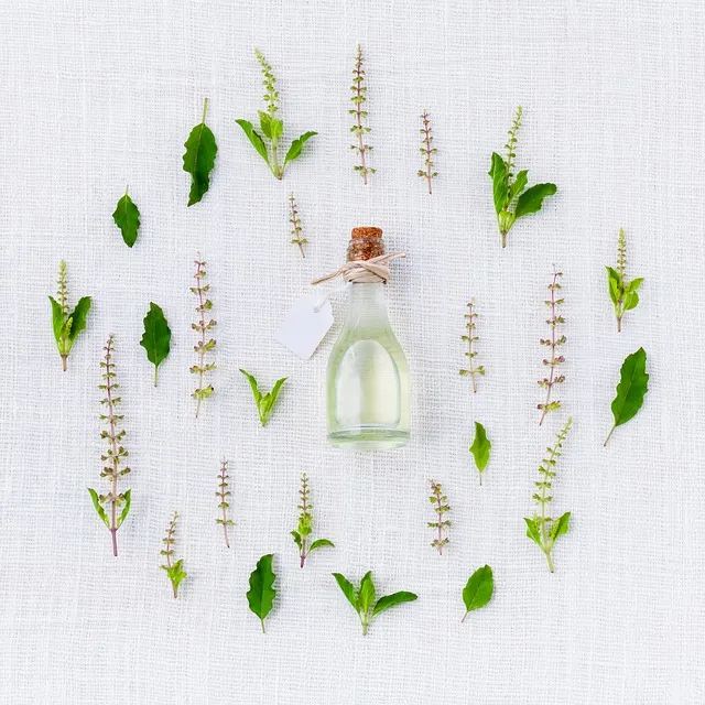 Essential oil bottles